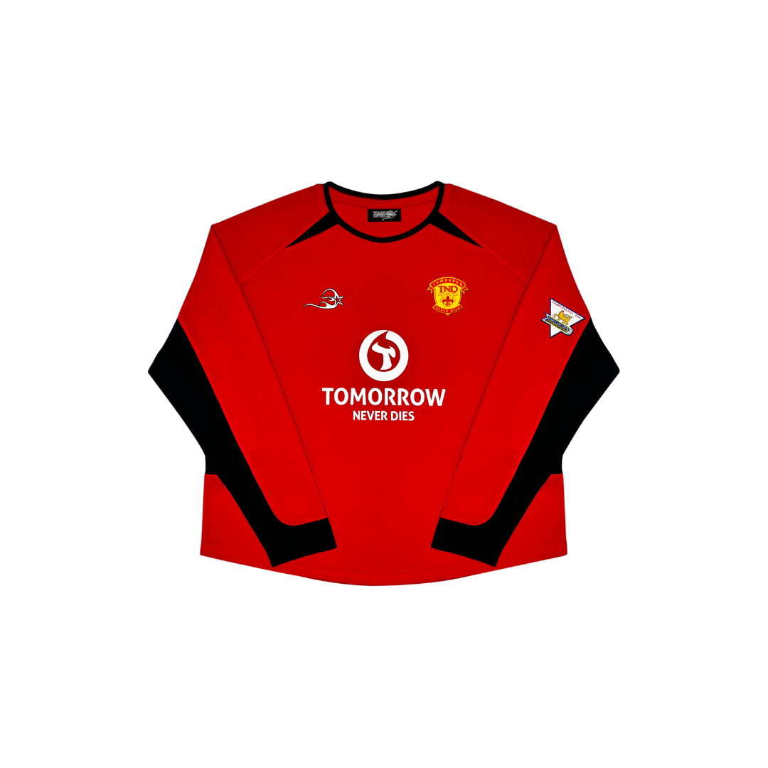 (SALE) TND Football Jersey (Red) (Long Sleeve)