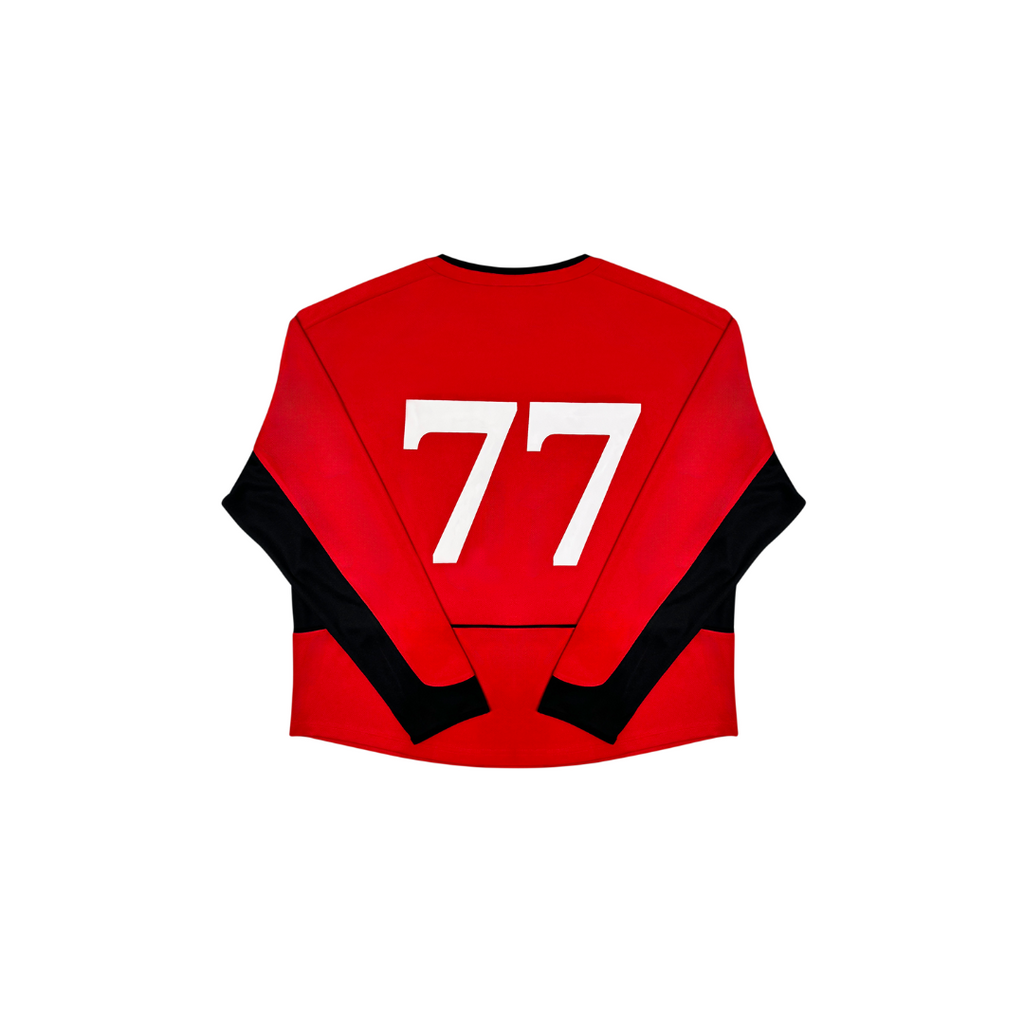 (SALE) TND Football Jersey (Red) (Long Sleeve)