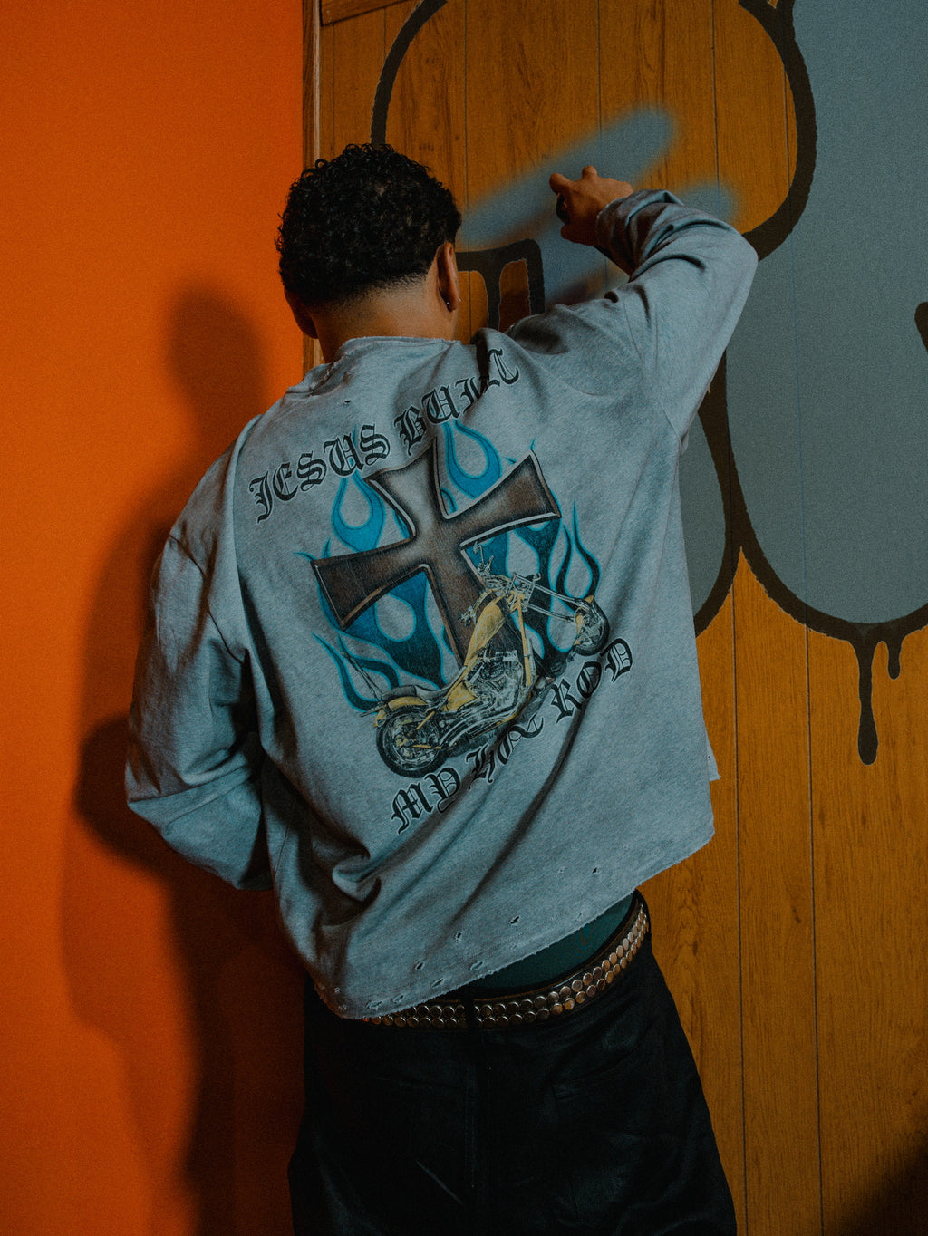 TND Jesus Built My Hot Rod Long Sleeve