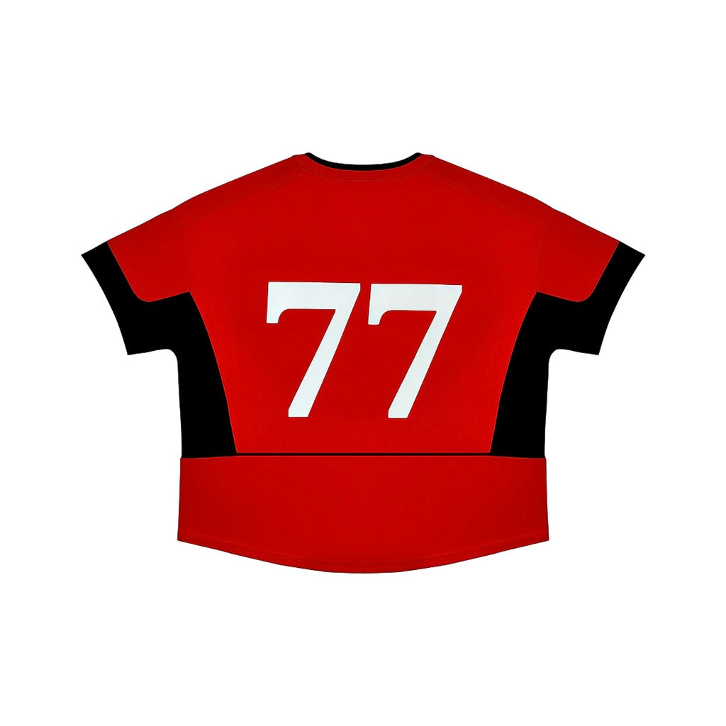 (SALE) TND Football Jersey (Red) (Short Sleeve)