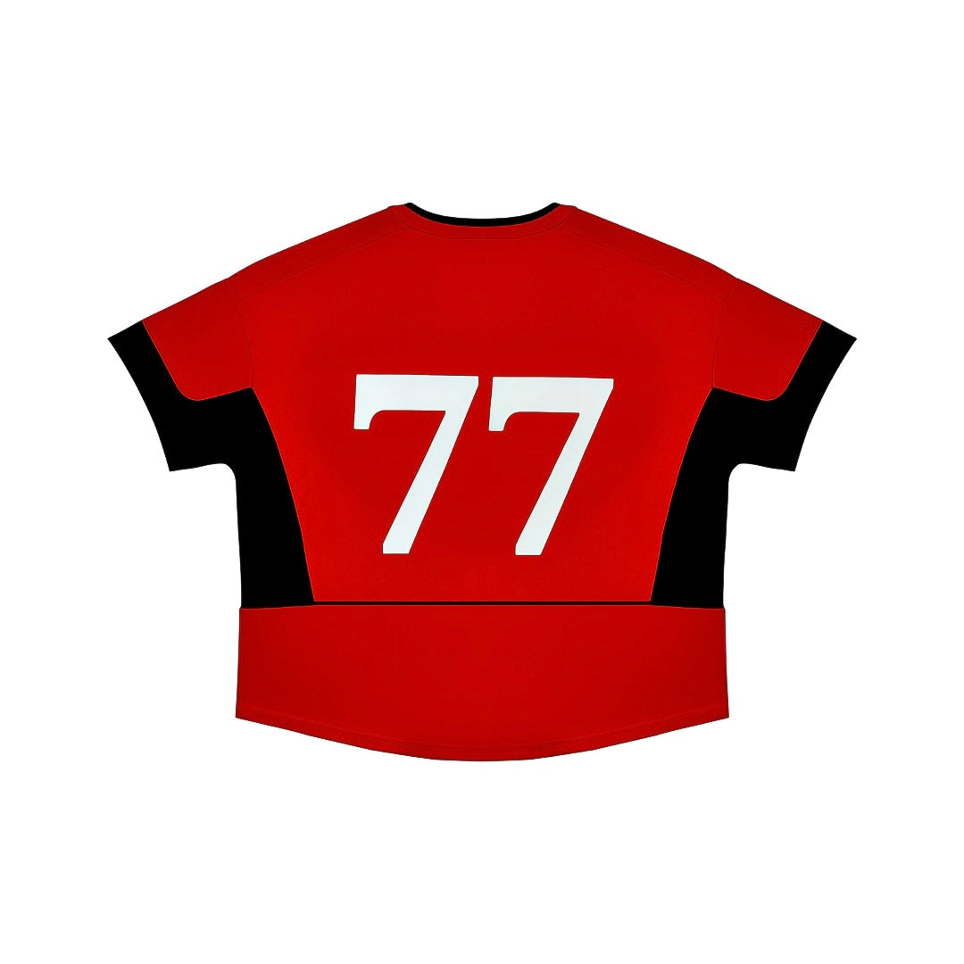 (SALE) TND Football Jersey (Red) (Short Sleeve)